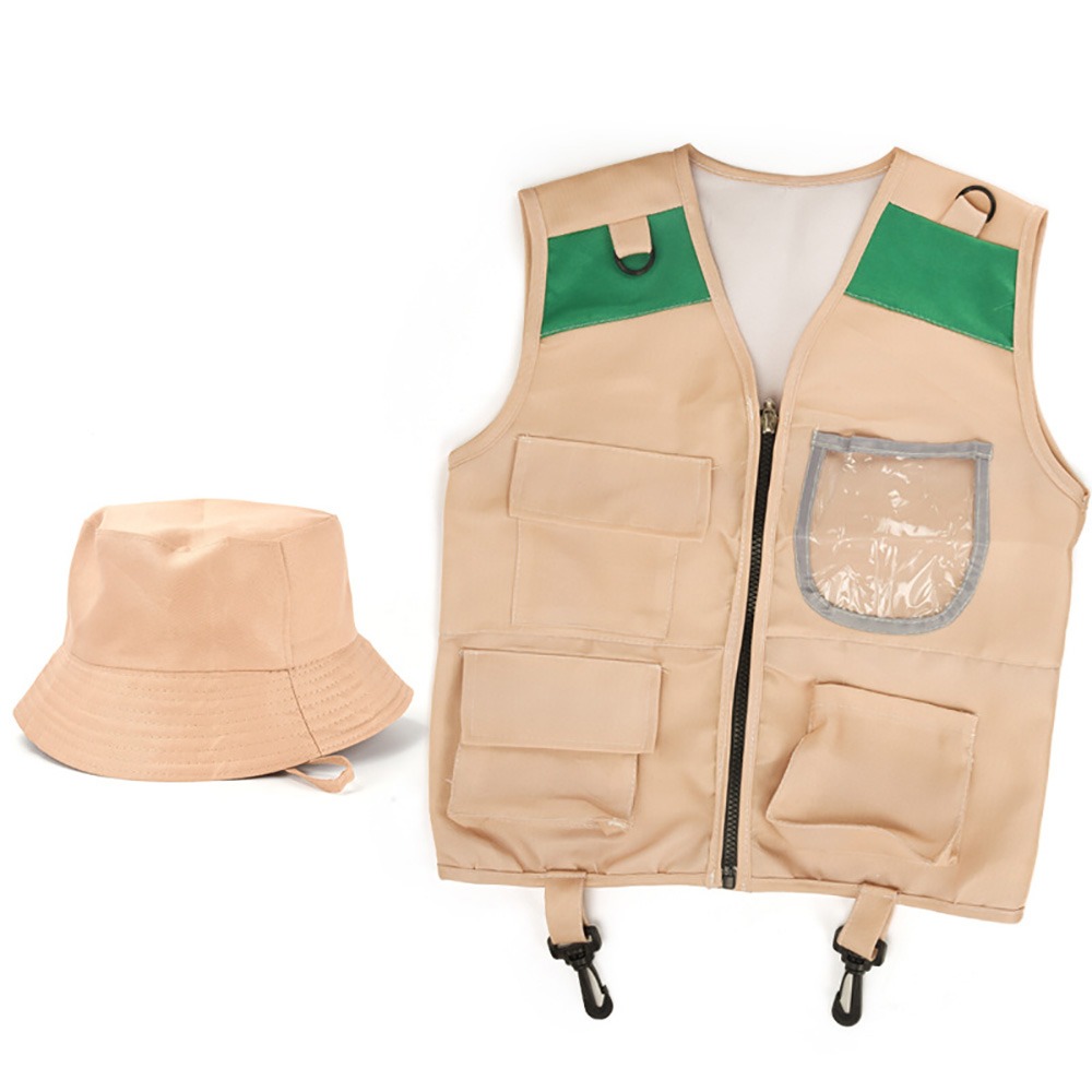 Multicolor Explorer Hat Vest D - Outdoor Adventure Kit For Kids ulasan dan harga